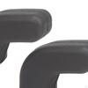 2 Pieces Front Tow Hooks Covers Accessories Easy To Install Spare Parts Rubber High Performance
