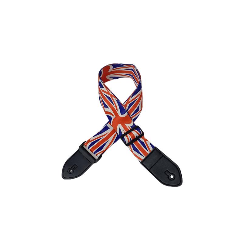 36 Inch Embroidered Electric Guitar Shoulder Strap Heat Transfer Printed Folk Guitar Bag Strap Piano Strap