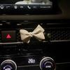 Car Air Freshener White Bear Bowknot Car Air Conditioning Vent Decoration Perfume Diffuser Stone Car Interior Accessories