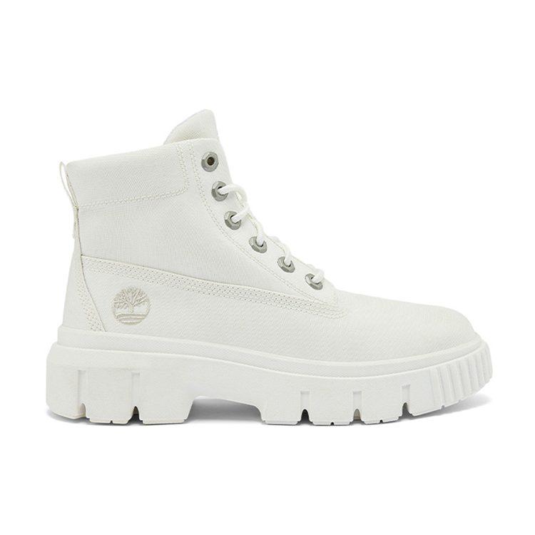 Timberland Greyfield Canvas Boot 'White' Women's TB0A2JFQL77
