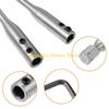 F26C 1/4Inch Hexagonal Shank Drill Extensions 2Pcs Steel Rod for Drill Bit Precisions Boring Task
