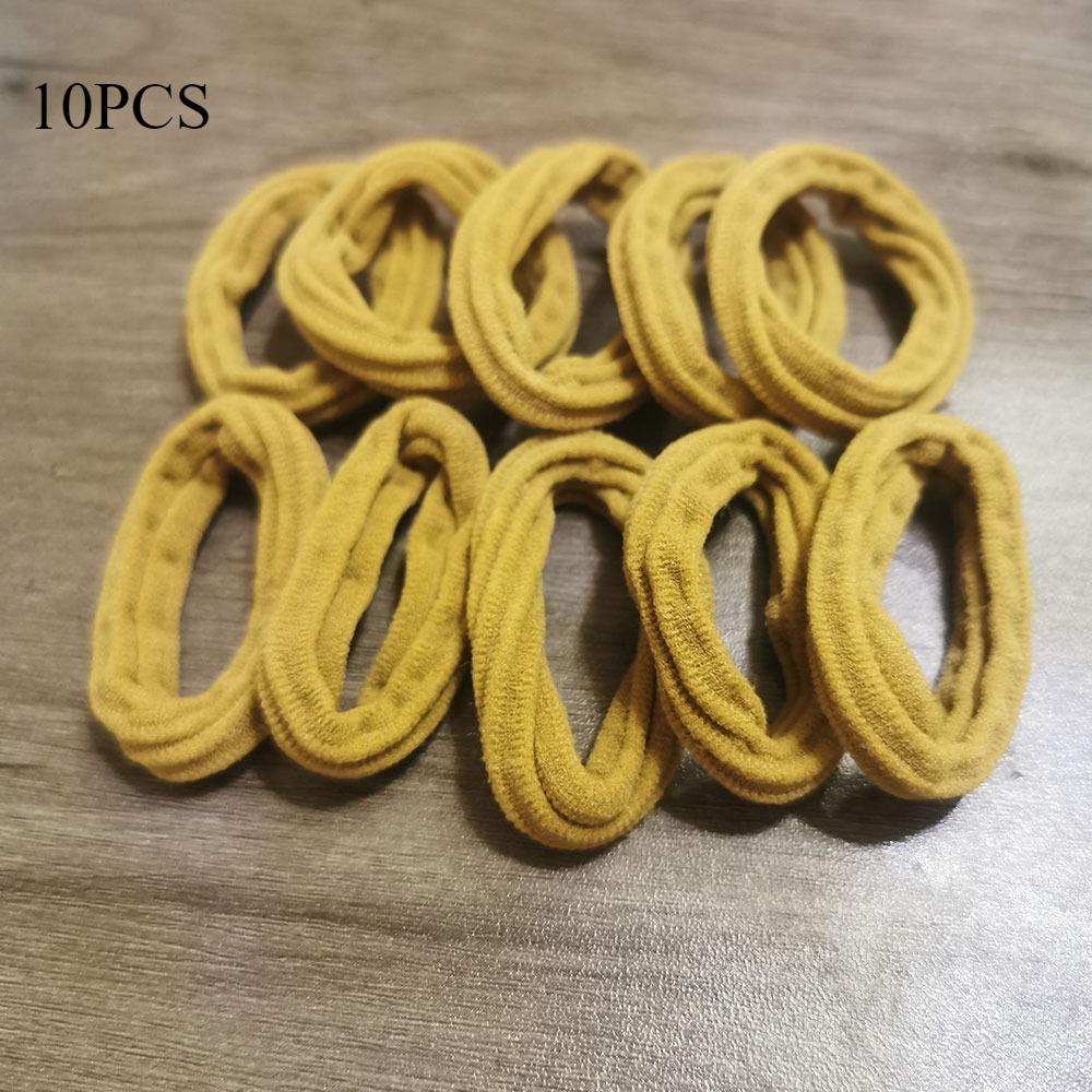 10PCS Elasticity Durable Headband for Women Without Damaging Headwear Hair Ties Ponytail Holder Scrunchies Accessorie