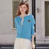 Women's Gentle Wool Blend Long Sleeve Cardigan