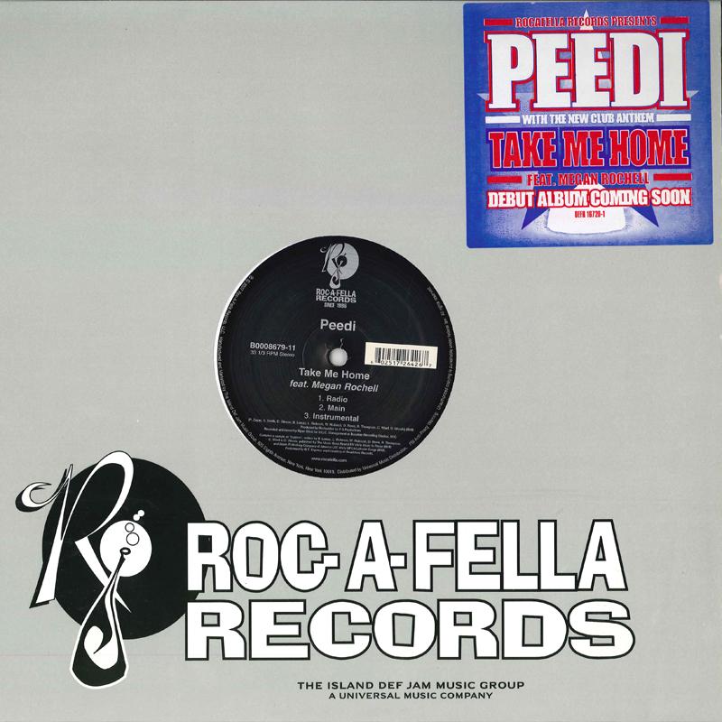 

12inch Record PEEDI - Take Me Home B000867911 ROC A FELLA 2007 US Rap & Hip-Hop/R&B Used