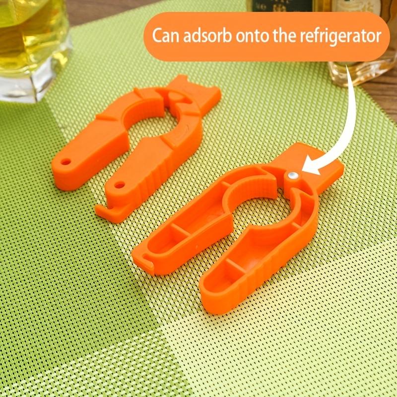 2pcs Ergonomic Multi-Purpose Bottle & Can Opener for Frail Hands, Seniors & Rheumatoid Arthritis - Swivel Base, Pull Tab Opener