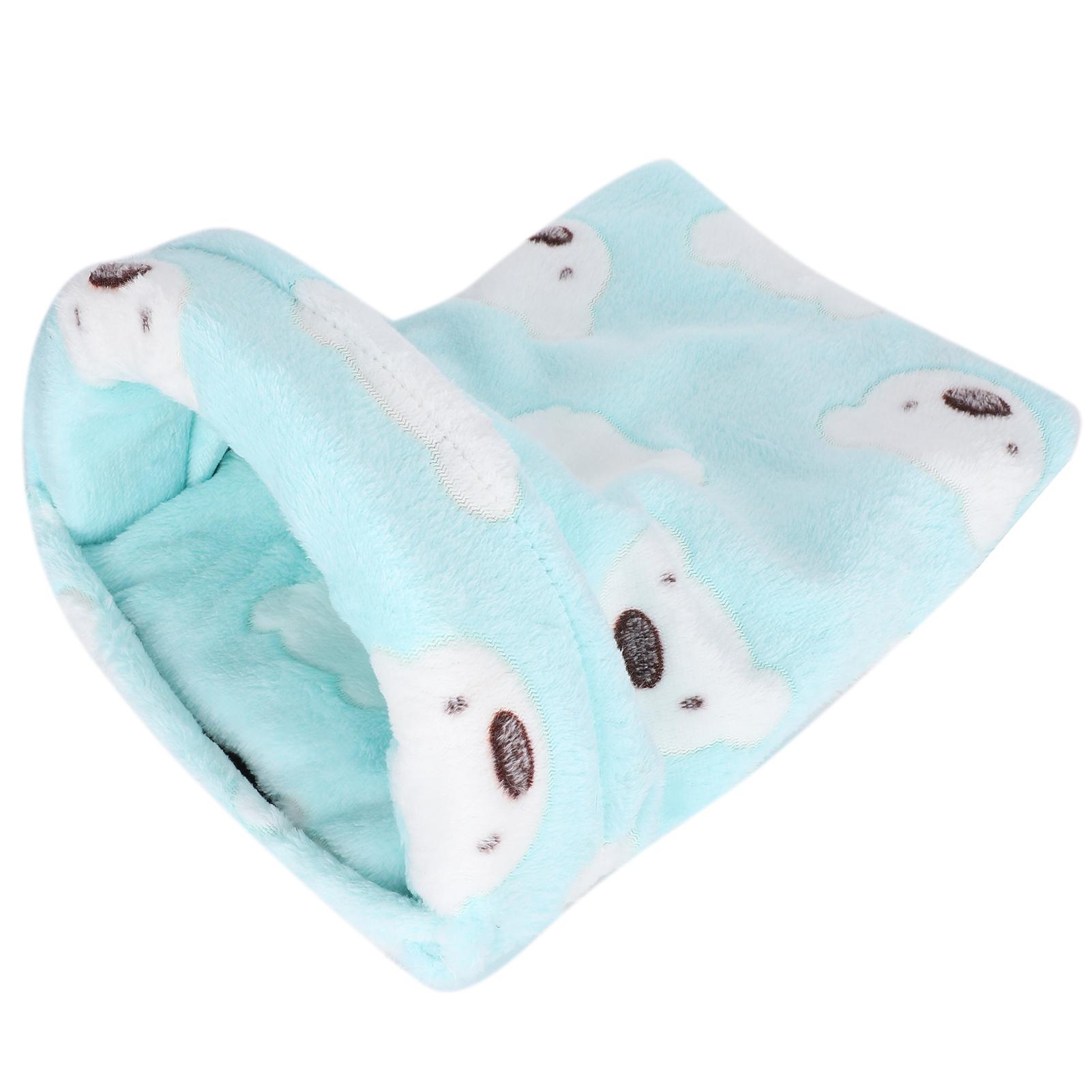 

Small Animal Pets Sleepping Cage House Winter Hamster Warm House Squirrel Rat Pet BedsGreen L L зелений