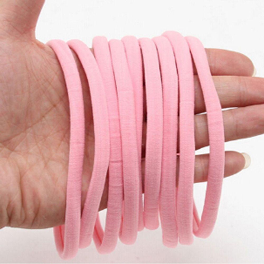 Skinny Children for Girls Boys Nylon 10pcs/set Elastic Hair Accessories Headwear Hairwear Headband