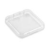 3Pcs Transparent Acrylic Badge Storage Box Set Anime Game Display Case Dustproof Square Organizer for Badges Stationery