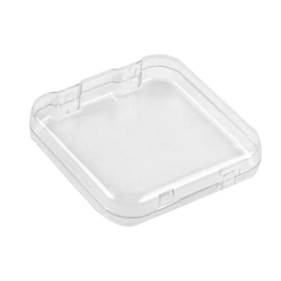 3Pcs Transparent Acrylic Badge Storage Box Set Anime Game Display Case Dustproof Square Organizer for Badges Stationery