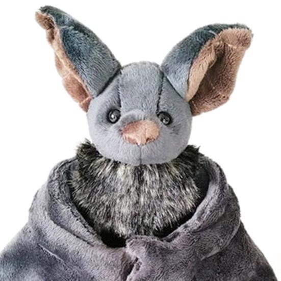 Plush Bat Soft Vivid Mini Bat Stuffed Animal Boys Girls Doll Halloween Decor for Kids