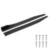 Car Side Skirt Splitter Lip Winglet Diffuser  for Sedan and Hatchback 120cm/47.2in Glossy Black Car Side Skirt