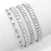 Zircon Tennis Bracelet Women's Square Light Luxury Exquisite Bracelet Gift Jewelry