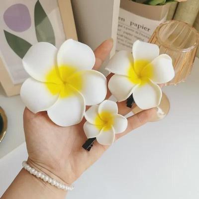 Plumeria Hairpin Thai Style - Beach Travel Holiday Flower Accessory