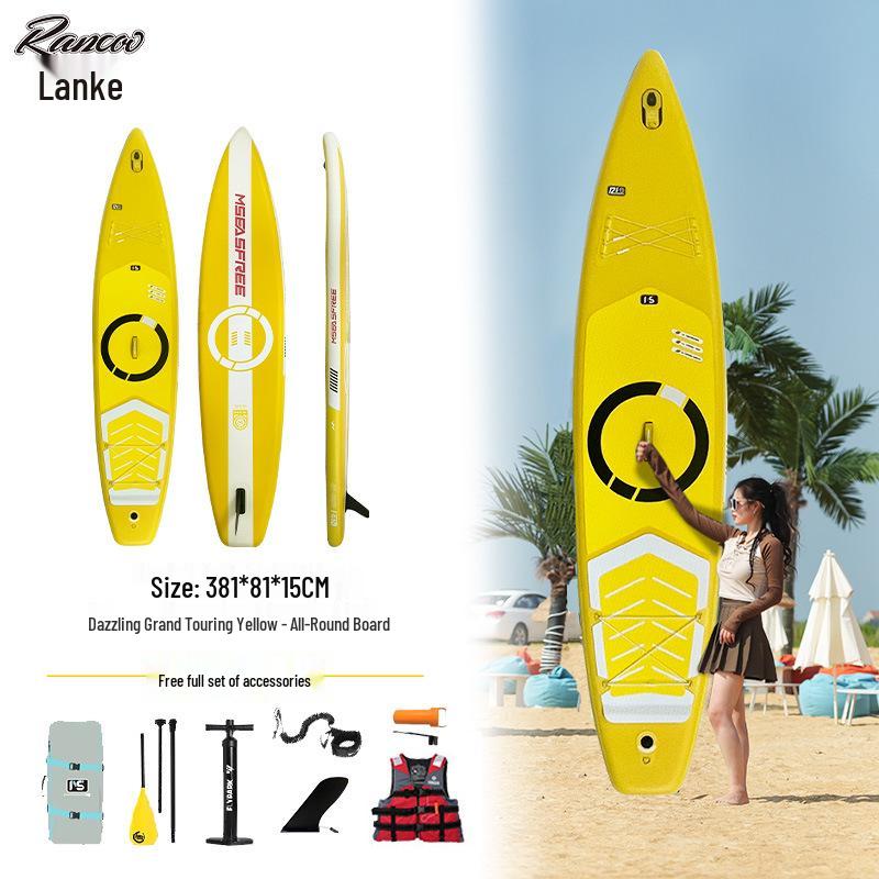 Lanko Inflatable Paddle Board - Universal PVC SUP for Surfing & Paddling