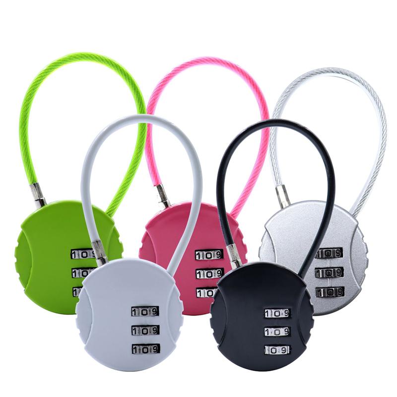 Digit Combination Lock Luggage Locks Suitcase Locks Featuring Code Child-Safe Cipher Lock Ideal For Gym Locker Travel Size Backpacks Drawer