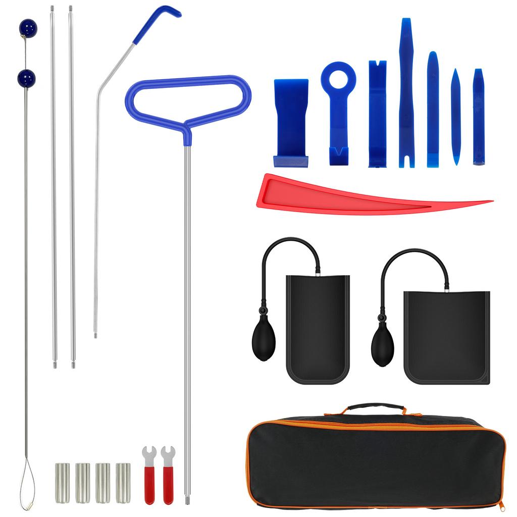 22Pcs Portable Automotive Tool Set Universal Auto Repair Tool Set Safe Automotive Interior Trim Removal Tool Kit Car Tool Kit