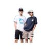 New Era X Sonic The Hedgehog Cartoon Crew Neck T-Shirt Unisex Tops Black 13037720