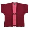 Authentic Padded Yakko Hanten Dot Kasuri Free Made In [Yoshiwaka] Kurume! (short Coat)! (wine) Sleeveless, Women's Size, Japan.