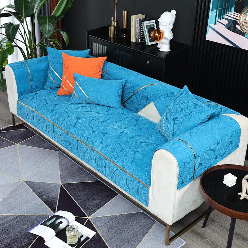Chenille Sofa Cushion Sofa Cover Towel Four Seasons Universal Non-Slip Sofa Full Set Cushion Universal Cover Cover