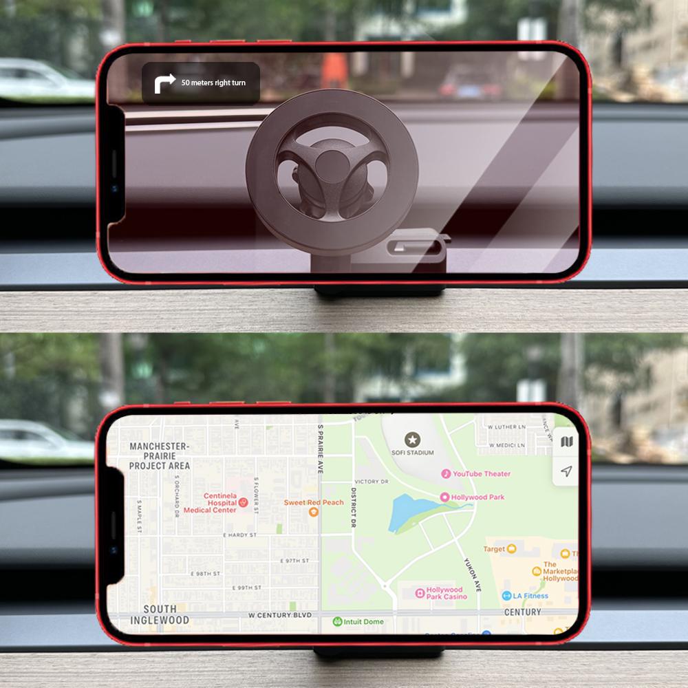 Strong Magnetic Phone Holder for iPhone 17 16 15 14 Pro Max with Unique Design Air Outlet Base For Tesla Model Y 2024 2023 2022