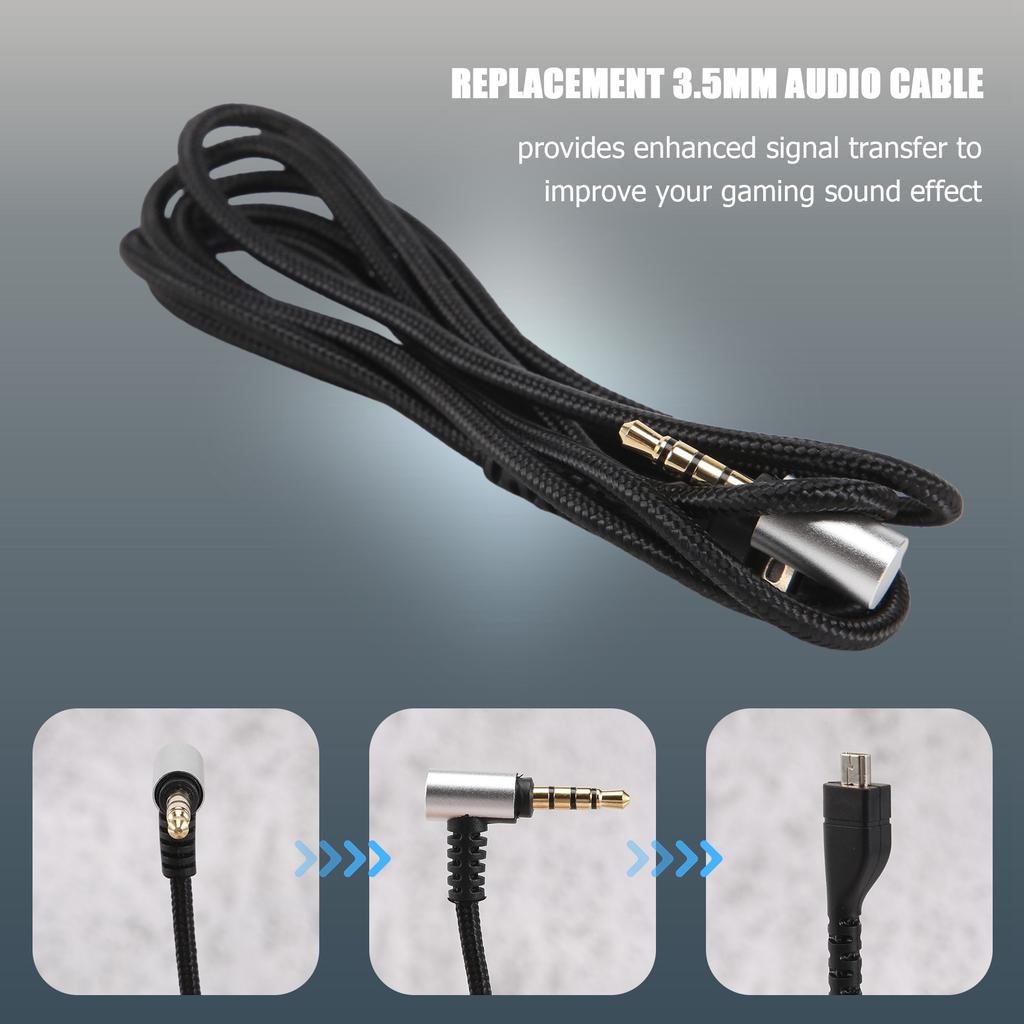 Hot-Replacement 3.5Mm Audio Cable For Steelseries Arctis 3 Arctis Pro Wireless Arctis 5 Arctis 7 Arctis Pro Gaming HeadsetGood product