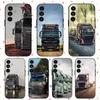 Car V-Volvo-s-Trucks Phone Case For Samsung S24,S21,S22,S23,S30,Ultra,S20,Plus,Fe,Lite,Note,10,9,5G Black Soft Cover