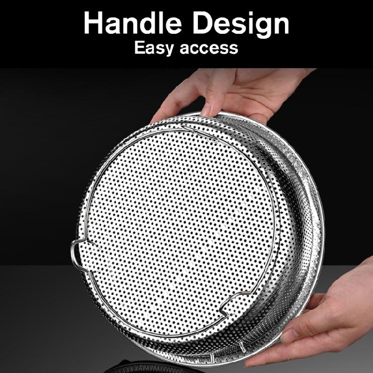 Cestas Coladoras de Acero Inoxidable para Vaporizar Drenaje Escurridor para Arroz Huevos Verduras Carne
