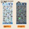 3D Cartoon Relief Stickers: Glow-in-the-Dark Glitter Crystal – Glow-in-the-Dark Pink Bunny/Ghost/Penguin