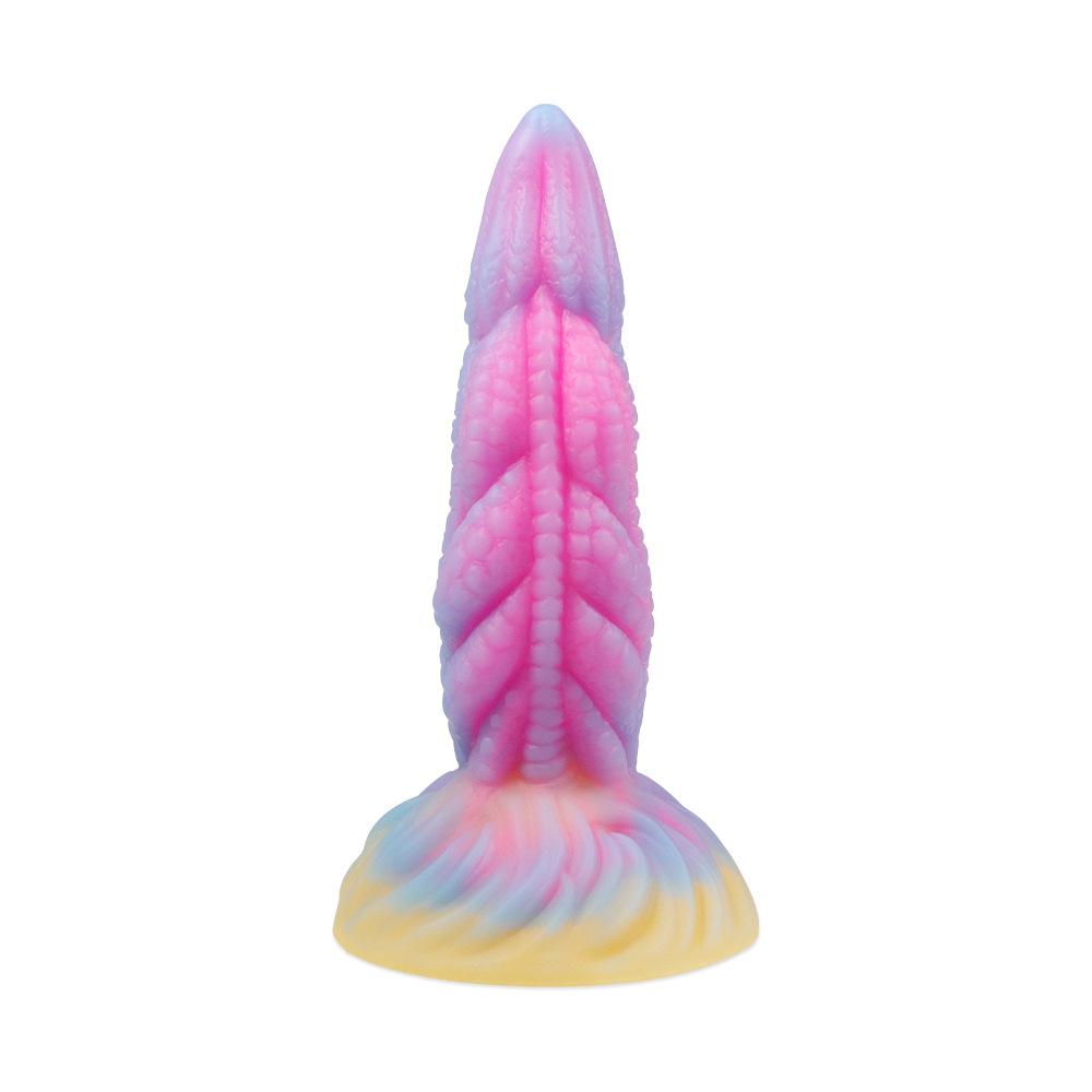 Fantasy Dragon Luminous Anus Stopper Tentacles Suction Cup Rear Court Stopper Soft Rubber Alien dildo Male Female Universal Masturbator Sexual Use