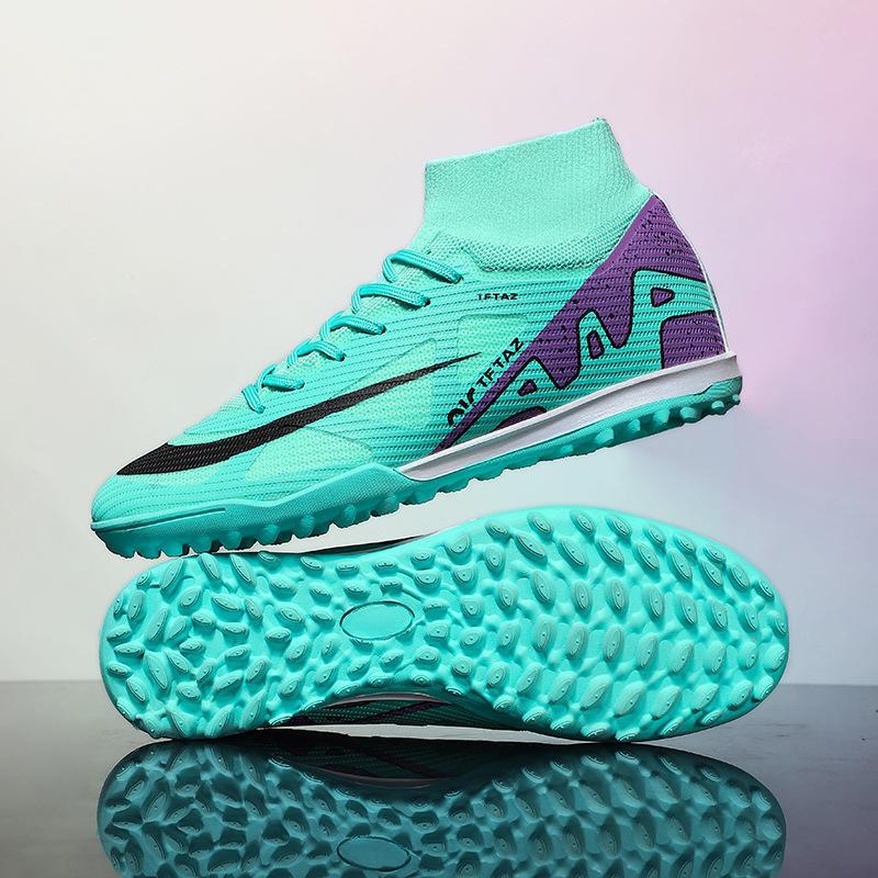 Youth football shoes students grass spikes men and women broken nails shade training shoes foo tball
