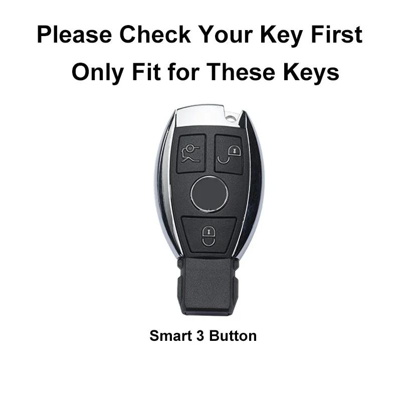 CRY1 New TPU Car Smart Key Case Cover Shell for Mercedes Benz A B C E GL S GLA GLK CLS Class AMG W204 W205 W212 W463 W176 Accessories