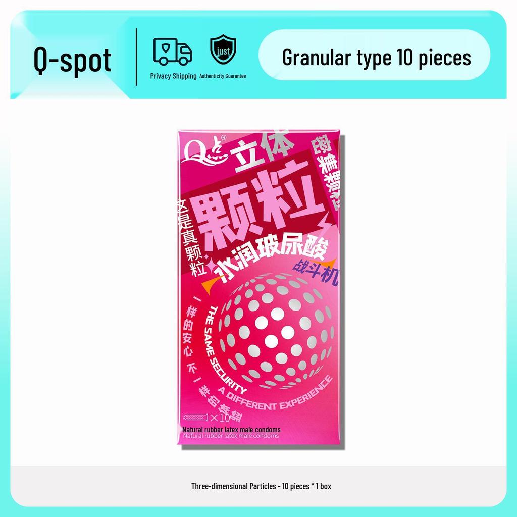 Q Point Ultra-Thin Lubricated Condoms - 10 Count Moisturizing & Safe for Adult Family Planning