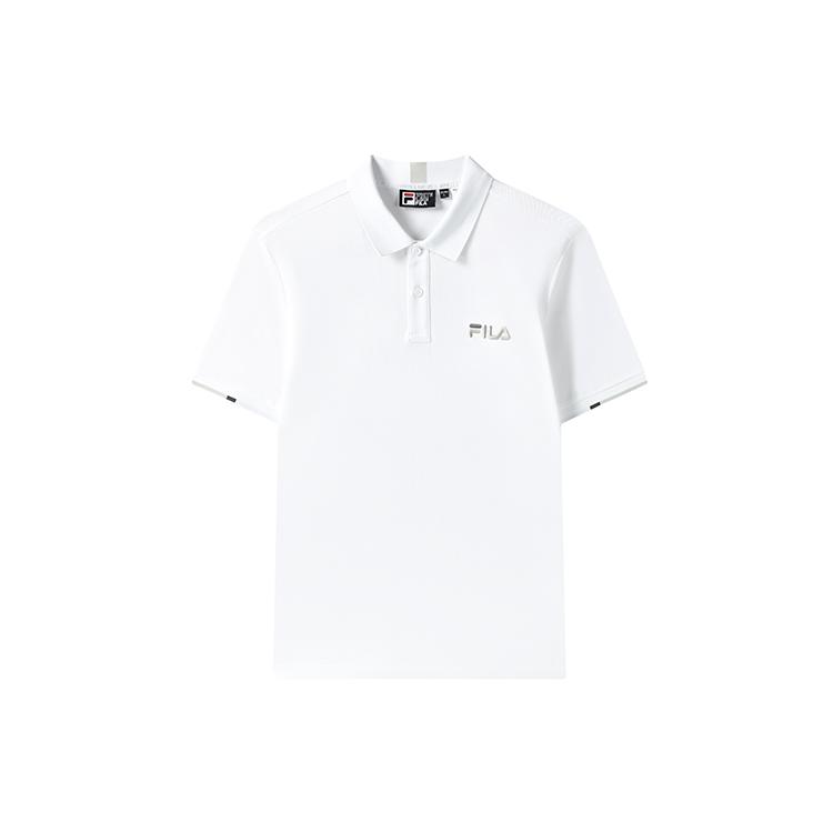 New FILA HERITAGE Polo Shirt Men's Standard White F11M328117FWT