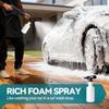 Yofidra High-Pressure Car Washer – Dual Water Intake (Self-Priming + Faucet) + All-in-One 0–180° Nozzle + Rich Foam Spray + 3-Axis Metal Pump