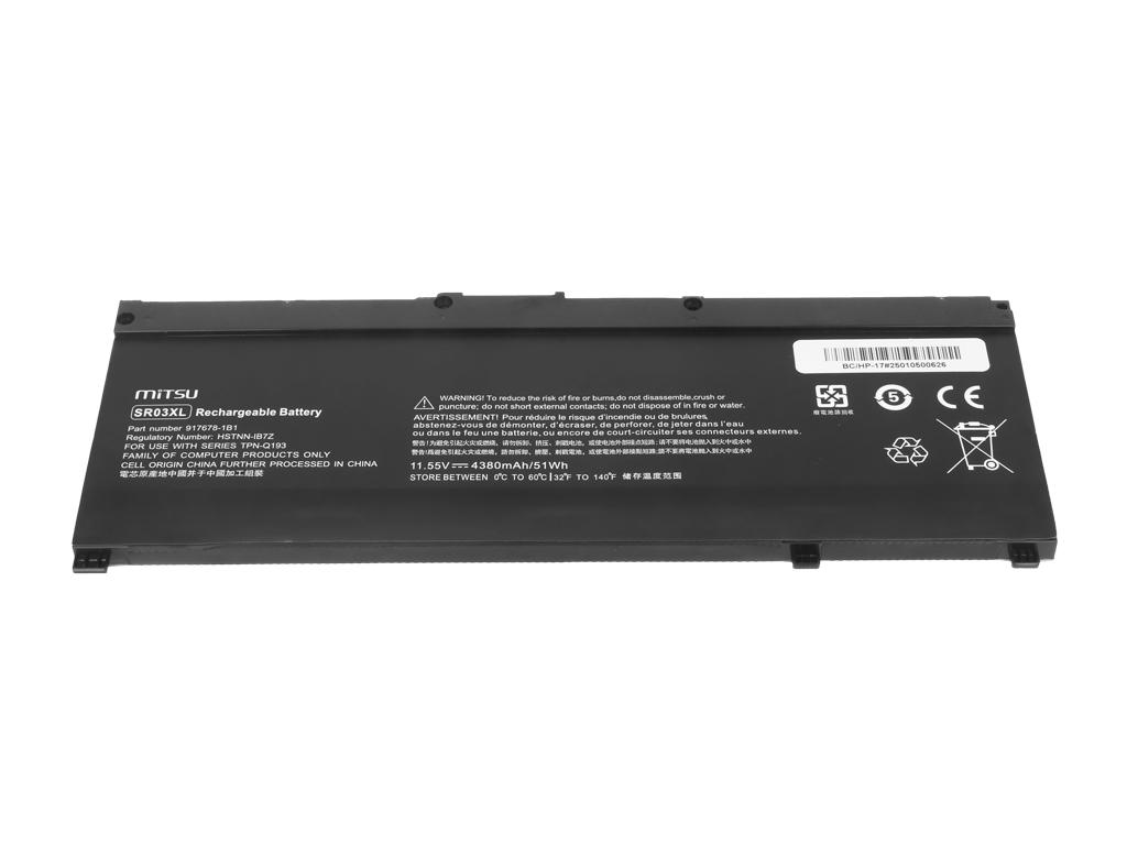 Baterie SR03XL pro HP Gaming 15 17 Omen 15-DC