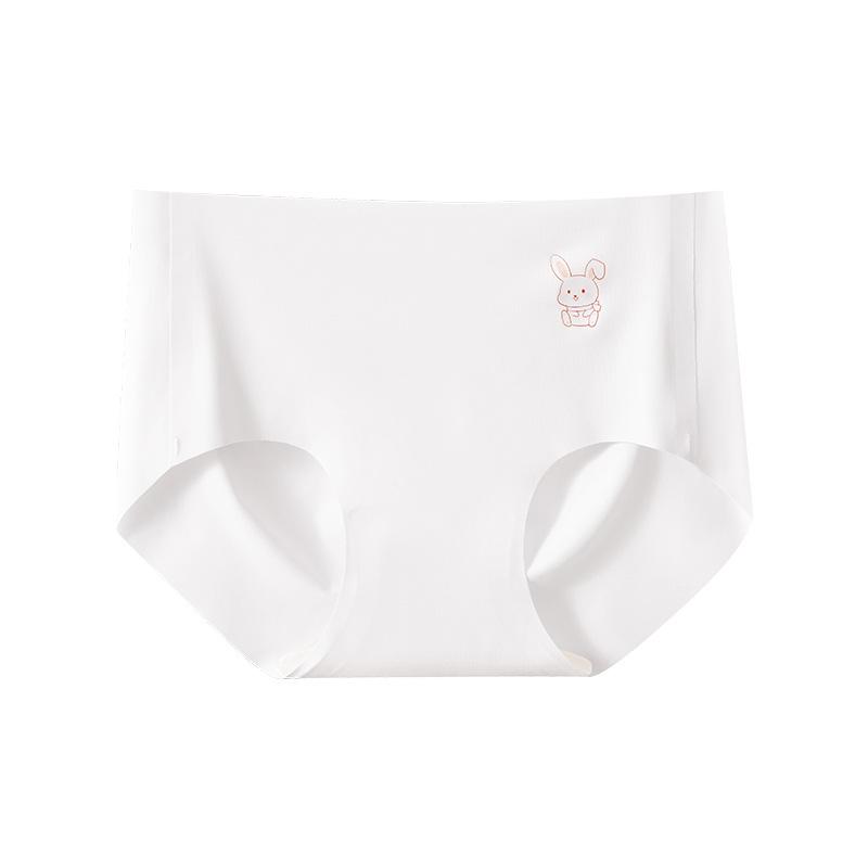 

Women s Thin Summer Traceless Ice Silk Antibacterial Hip Lift Mid Waist Panties XL
