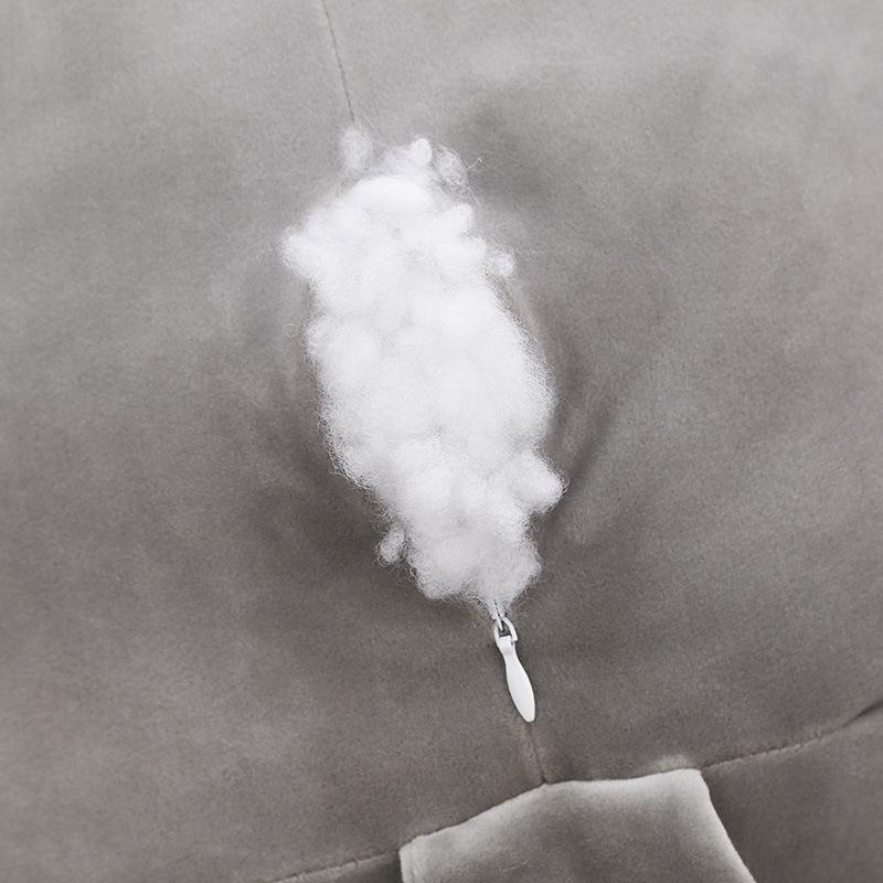 Cute Creative Expression Chinchilla Throw Pillow Down Cotton Plush Toy Doll Children Sleep with Gifts