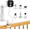 ZAIDER Baby Monitor Mount Baby Camera Stand Arm [2-Way Fixed/Clip-on & 1/4-inch Screw] Compatible with ABM900/ABM570/ABM600/ABM800 and Other Models. N