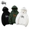 Felpa Unisex Oversize con Cappuccio e Stampa Ricamata Calda Foderata in Pile Cotone Abbigliamento Casual Invernale