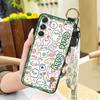 Cute Ring Phone Case For Samsung Galaxy M34 5G/F34/SM-M346B Wrist Strap Anti-dust Silicone Back Cover Protective Cartoon