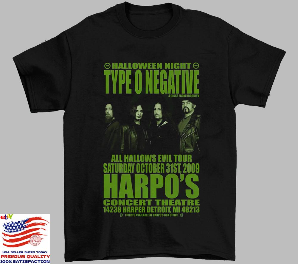 Футболка унисекс Halloween Night группы Type O Negative Сделано в США S
