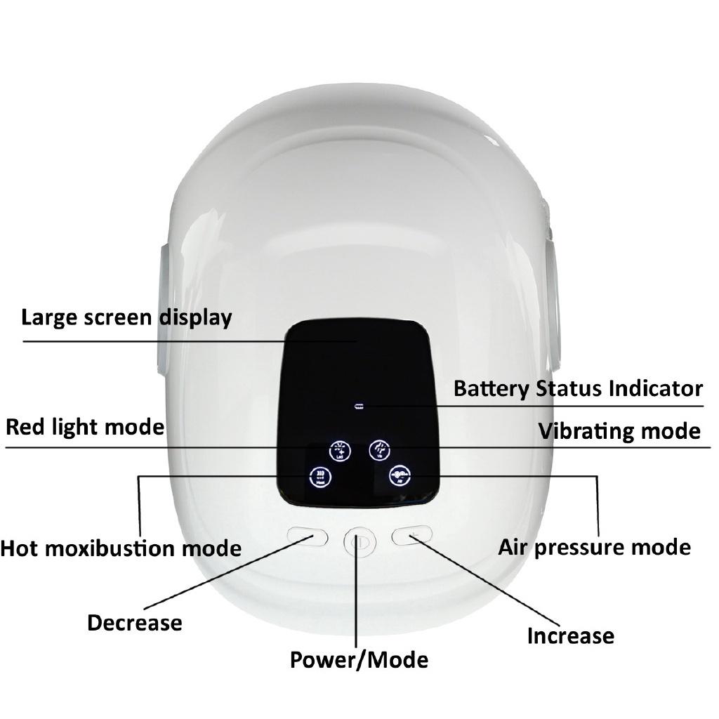 Knee Massager Laser Heated Air Massage Knee Physiotherapy Instrument Knee Massage Rehabilitation Pain Relief Knee Massage & Relaxation