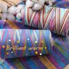 50/300g Colorful Pure Cotton Thread 5.4 Strands Single Strand Medium Fine Thread DIY Hand Woven Sweater Yarn Soft Skin Friendly