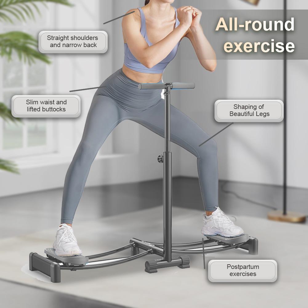 Indoor Ski Trainingsgerät Rutschfestes Hüft-Bein-Übungswerkzeug Muskelaufbaugerät für Körpermuskelstärkungszubehör