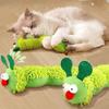 Funny Interactive Plush Cat Toy Cat Chew Toys Catnip Molar Toy Kitten Teaser Toy Teeth Cleaning Mouth Kitten Toy Pet Accessories