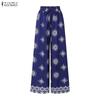ZANZEA Two Piece Suit Women Sleeveless Print Tank Tops and Long Pants Casual Sets