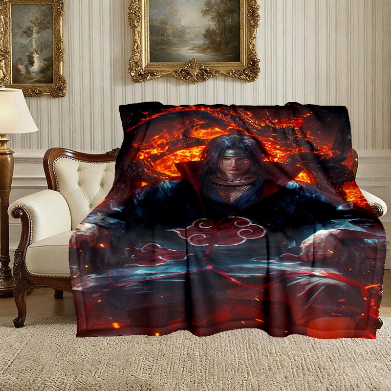 1pc naruto Blanket, Cozy Printed Throw Blanket, A Heartfelt Gift for Your Family and Friends