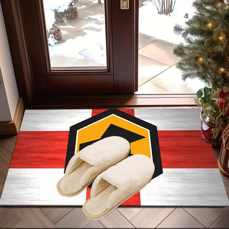 Wolves Team Emblem Printed Area Rug for Office, Chair Rug, Decorative Carpet Floor Mat, Large Size Fan gifts Christmas gifts