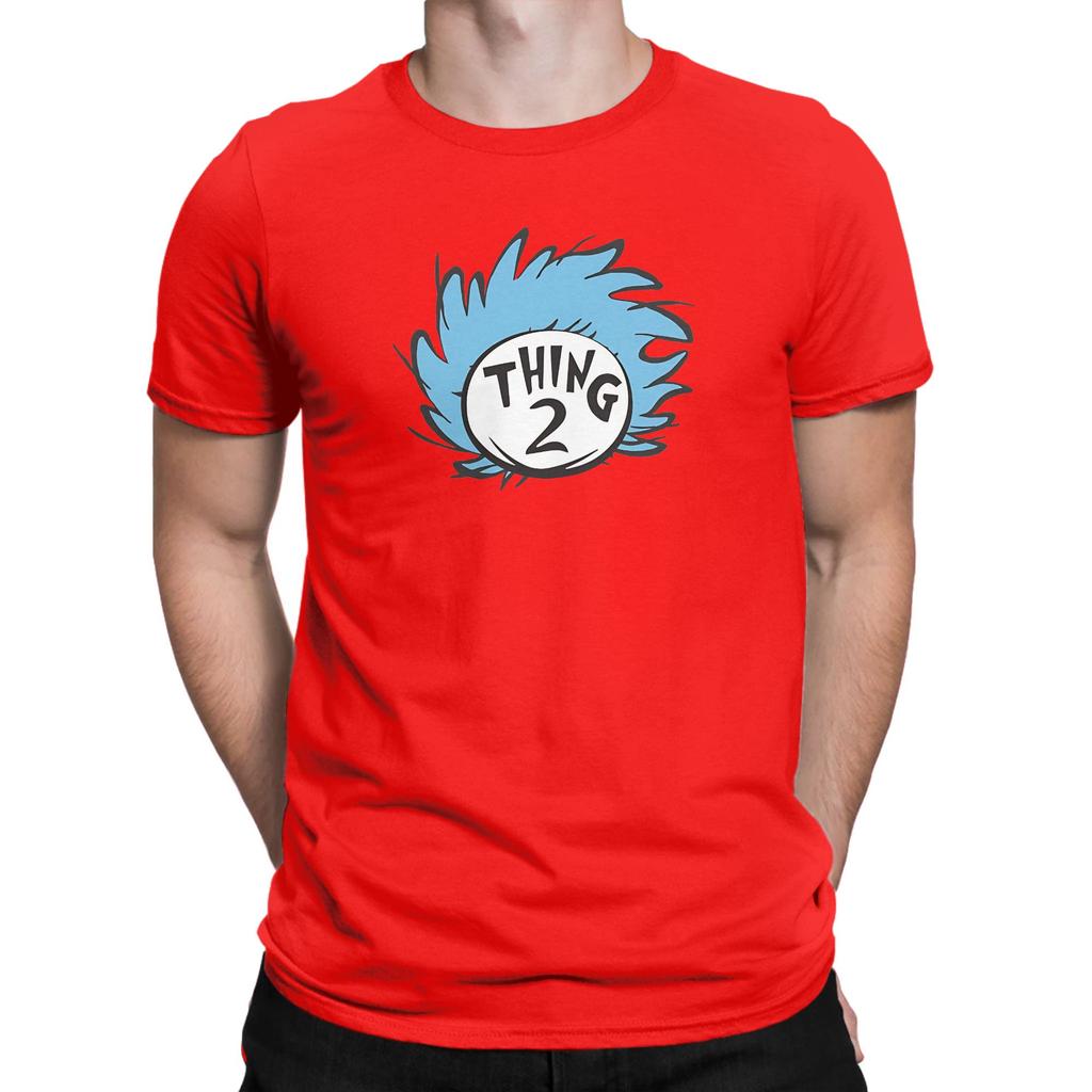 Dr Seuss Thing 1 Thing 2 Buddies reading day Tee Shirt for Unisex Women Printed T Shirts 100 Cotton Clothing