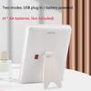 Desktop HD Makeup Mirror Three Levels of LED Light Makeup Mirror Portable Makeup Mirror, Household Intelligent Luminous Mirror